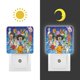 thumbnail image 3 of Monstruo Digital / Digimon Luz nocturna LED con sensor de anochecer a amanecer para dormitorio, baño, pasillo, escaleras - Lámpara LED nocturna de enchufe, 0.5W - 1 pieza, 3 of 6