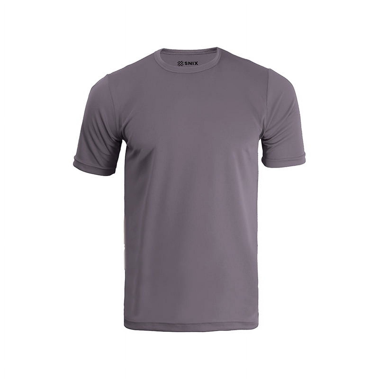 Snix - Polera Deportiva Dry Fit De Adulto Gris Talla S