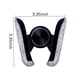 thumbnail image 2 of Soporte para teléfono de coche SUNCARACCL Bling Mini Dash Air Vent, blanco, 2 of 6