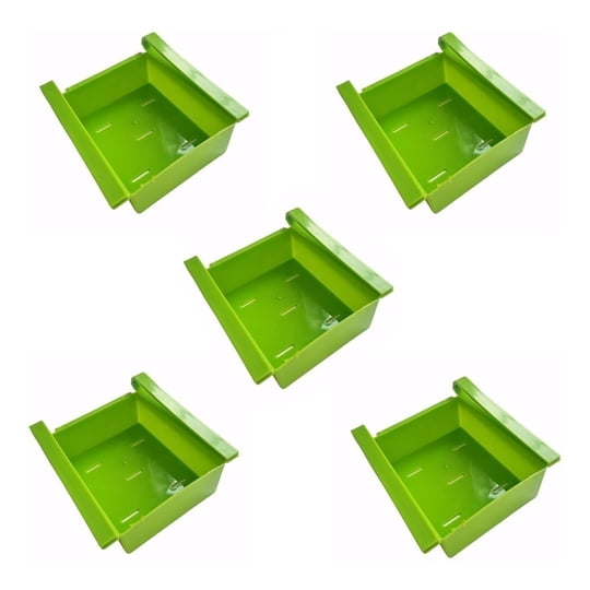 Genérico - Pack 5 Organizadores Para Refrigerador De Plástico