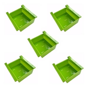 Genérico - Pack 5 Organizadores Para Refrigerador De Plástico