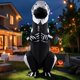 thumbnail image 5 of Disfraz inflable de dinosaurio Lulu Home 250 cm negro y blanco, 5 of 9
