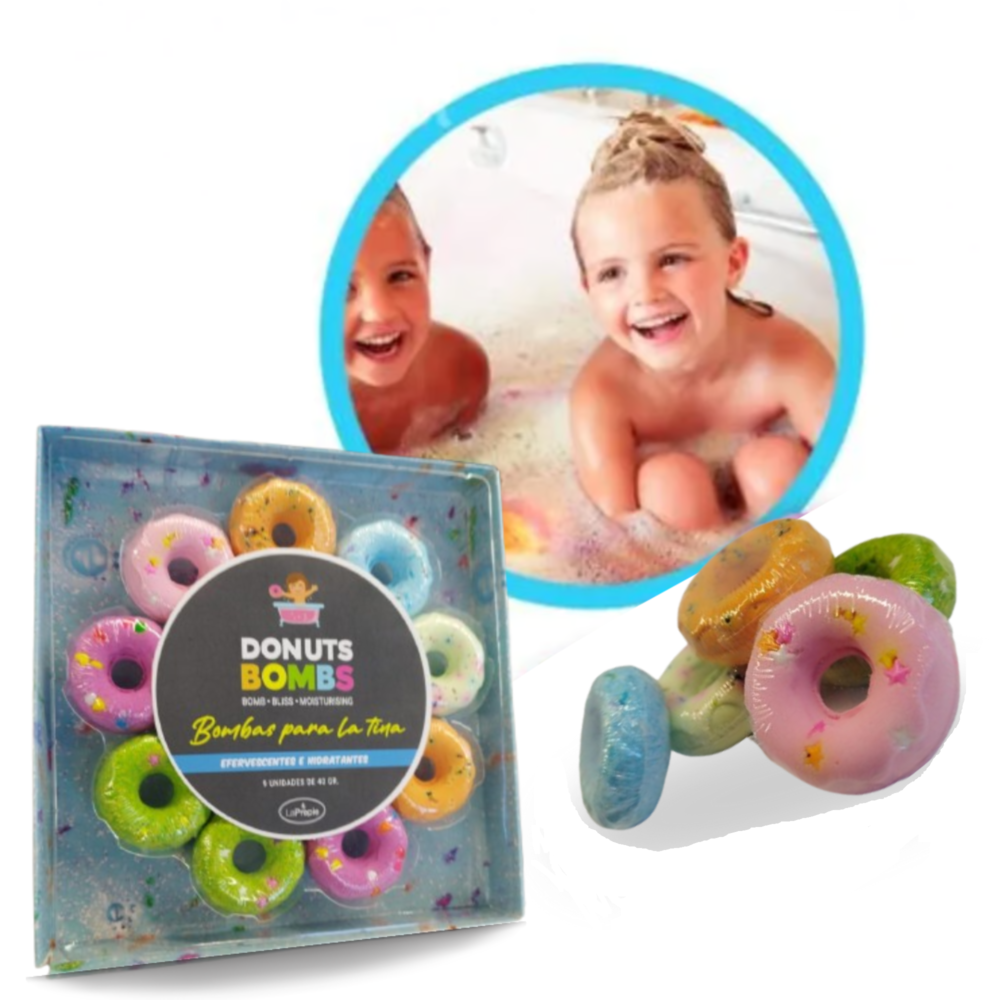 Laprepie - Bombas Efervescentes Donuts Para La Tina – Baño