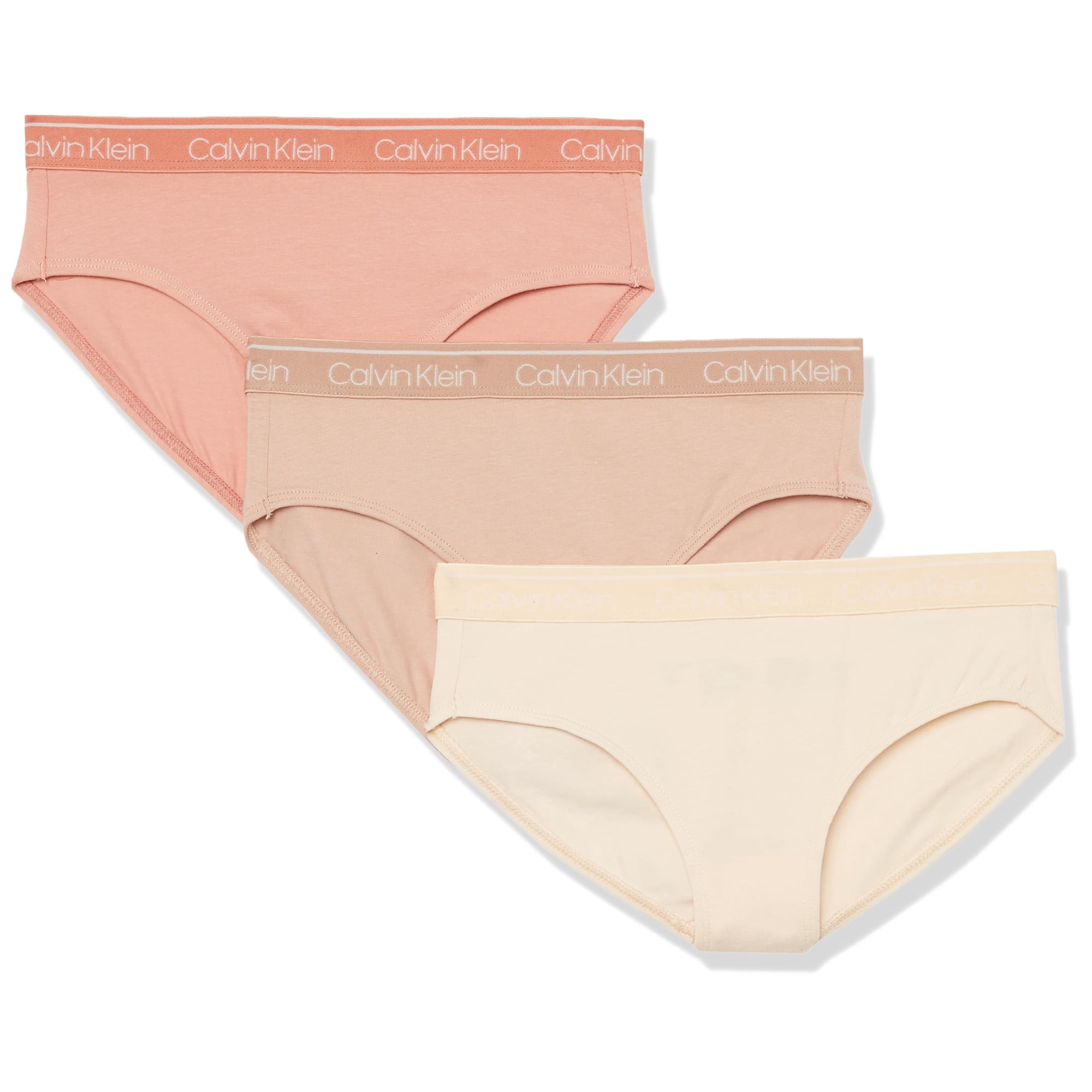 Bikini Para Niñas Calvin Klein Paquete De 3 Tamaño Extra Grande