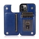 thumbnail image 1 of For IPhone 14 13 12 11 Pro Max XR XS Max SE 2022/2020 7 8 Plus Wallet Case With Card Holder, PU Leather Kickstand Card Slots Case, Double Magnetic Clasp And Durable Shockproof Cover, 1 of 3