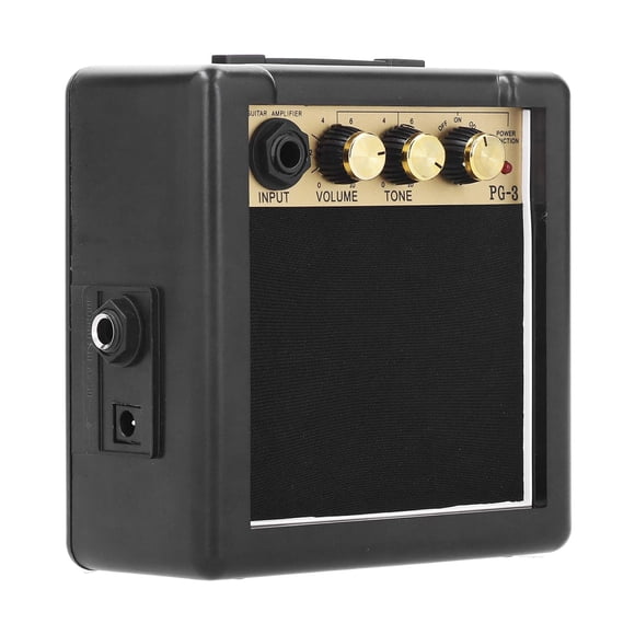 Amplificador de guitarra Zooke 3W negro con entrada de audífonos y auxiliar