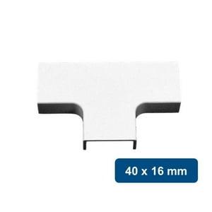 Globaltronics - Union Tee Para Canaleta Pvc 40X16Mm