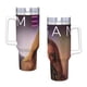 thumbnail image 4 of M3GAN Vaso aislado de acero inoxidable con asa, diseño temático, regalo para familia, amigos y fans; incluye pajita y encaja en el portavasos estándar, 40 oz, 4 of 6