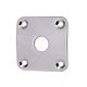 thumbnail image 4 of 2 Piezas De Cubierta De Placa De Conector De Guitarra Cuadrada De Metal Para Guitarra Eléctrica LP Plateada, 4 of 4