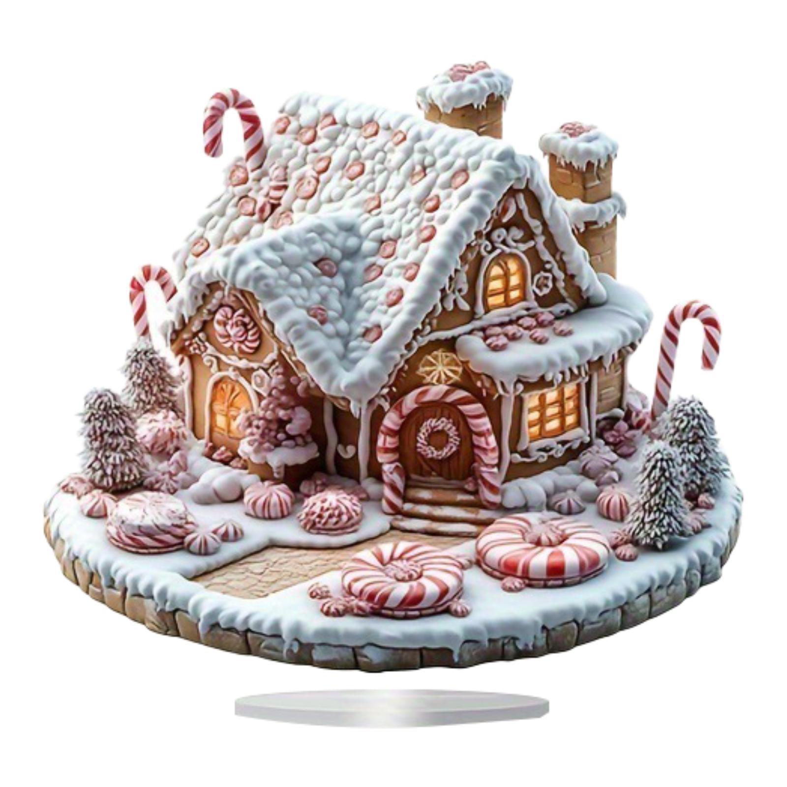 Bothyi - Adorno De Casas Navideñas, Letrero 2D, Decoración Navideña Para Dormitorio, Escritorio, Interior