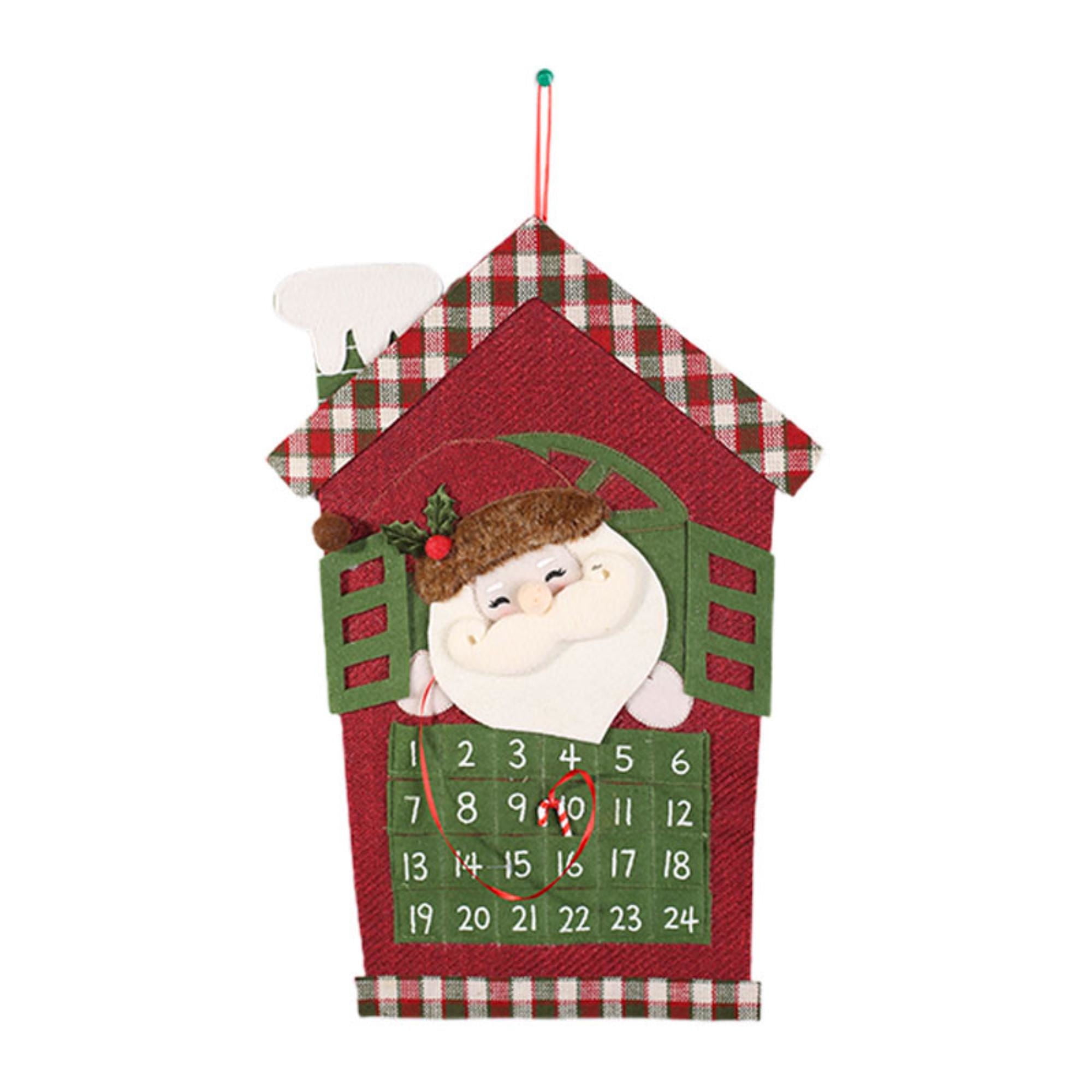 Colgante Calendario Navideño De Santa Holiday Time