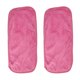 thumbnail image 1 of Unique Bargains 2pcs Paños de Limpieza Reutilizables para Desmaquillar Toallas de Limpieza de Maquillaje Lavables 16''x8'' 2pcs-Rosa Rojo, 1 of 7