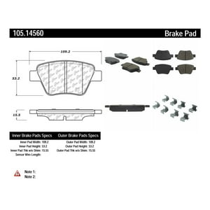 Pastillas Freno Para Auto Audi A8 Quattro / A8 2011-2017 Trasero