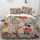thumbnail image 1 of Mickey Mouse duvet cover pillowcase home room bedroom bedding set, boy girls teen duvet cover gift queen size double bed Bed Sheets, 1 of 5