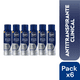 thumbnail image 1 of Pack 6 NIVEA Men Clinical Antitranspirante Spray 150ml, 1 of 6