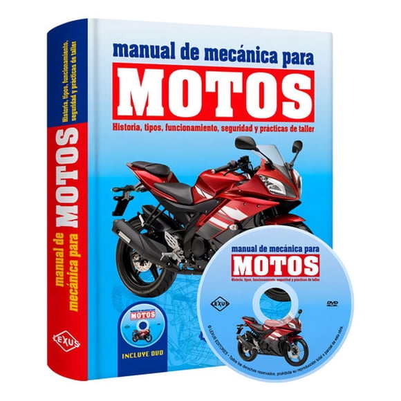 Manual De Mecánica Para Motos Tapa Dura Con Dvd Editorial Lexus