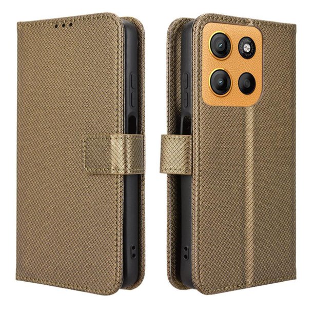 Funda Billetera para Motorola Moto X70 Air Pro con Ranuras y Soporte Negro