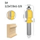 thumbnail image 2 of Fresa Madera Moldura Doble Zócalo Marcos Vástago ½ X 35mm, 2 of 3