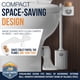 thumbnail image 5 of Juego de silicona RV Toilet Brush Clean Camper para montaje en pared, 5 of 7