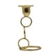 thumbnail image 3 of Portavelas Candelabro Three Loop Metal Aureato 6x13cm, 3 of 3