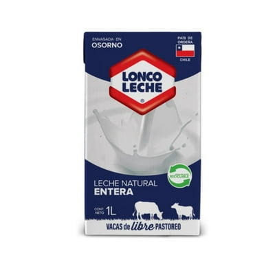 Leche Natural Entera Lonco Leche 1 L Loncoleche
