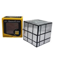 Qiyi - Cubo Rubik Original 3X3 Mirror Silver
