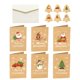 thumbnail image 3 of 6 Tarjetas De Feliz Navidad, Tarjetas De Felicitación De Papel Creativas Para Esposa, Mamá, Familia A, 3 of 4