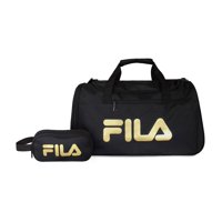 Fila - Pack Bolso Verona M Gold-Negro + Neceser Spark Gold