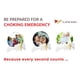 thumbnail image 4 of Kit de viaje Rescue Device LifeVac amarillo para niños y adultos, 4 of 6