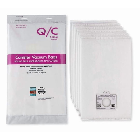 Bolsas para aspiradora Youmeichuang compatibles con Kenmore 53292, paquete de 6