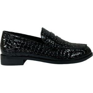 Mocasin Mujer Negro Salamanca Detogni