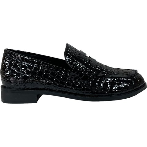 Mocasin Mujer Negro Salamanca Detogni