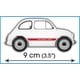 thumbnail image 3 of Set De Construcción Fiat Abarth 595 De 70 Piezas, 3 of 4