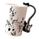 thumbnail image 1 of taza de cerámica taza de café instrumento taza regalo creativo negro guitarra 1, 1 of 3