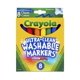 thumbnail image 1 of Marcadores Crayola, lavables, Broad Point Classic, paquete de 8, 1 of 6