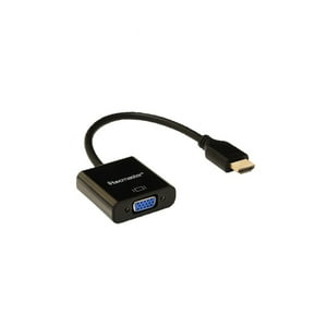 Tecmaster - Cable Adaptador Conversor Hdmi Macho A Vga Hembra Y Audio