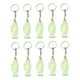 thumbnail image 5 of 10 piezas de llaveros católicos, colgante de cadena, accesorio para llaves, para mujeres, hombres, llavero de María para cumpleaños, hogar, Verde, 5 of 5