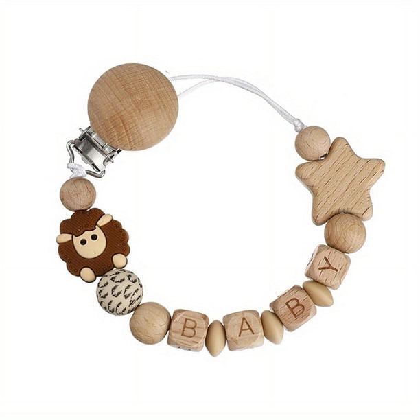 The Ultimate Comfort Package: Baby Beech Pacifier Clip, Anti-drop Chain, Cartoon Bear Toy Teether & Anti-drop Rope