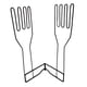 thumbnail image 1 of Soporte Para Guantes De Cocina Soporte Plegable De Metal Estante De Secado De Toallas Para Platos Vertical, 1 of 5