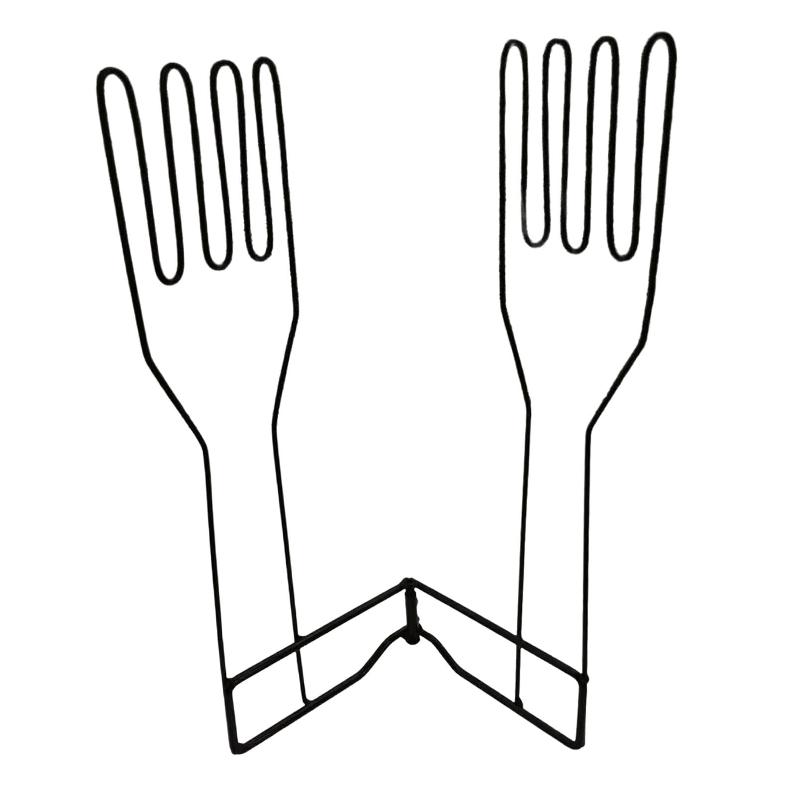 Bothyi - Soporte Para Guantes De Cocina Soporte Plegable De Metal Estante De Secado De Toallas Para Platos Vertical