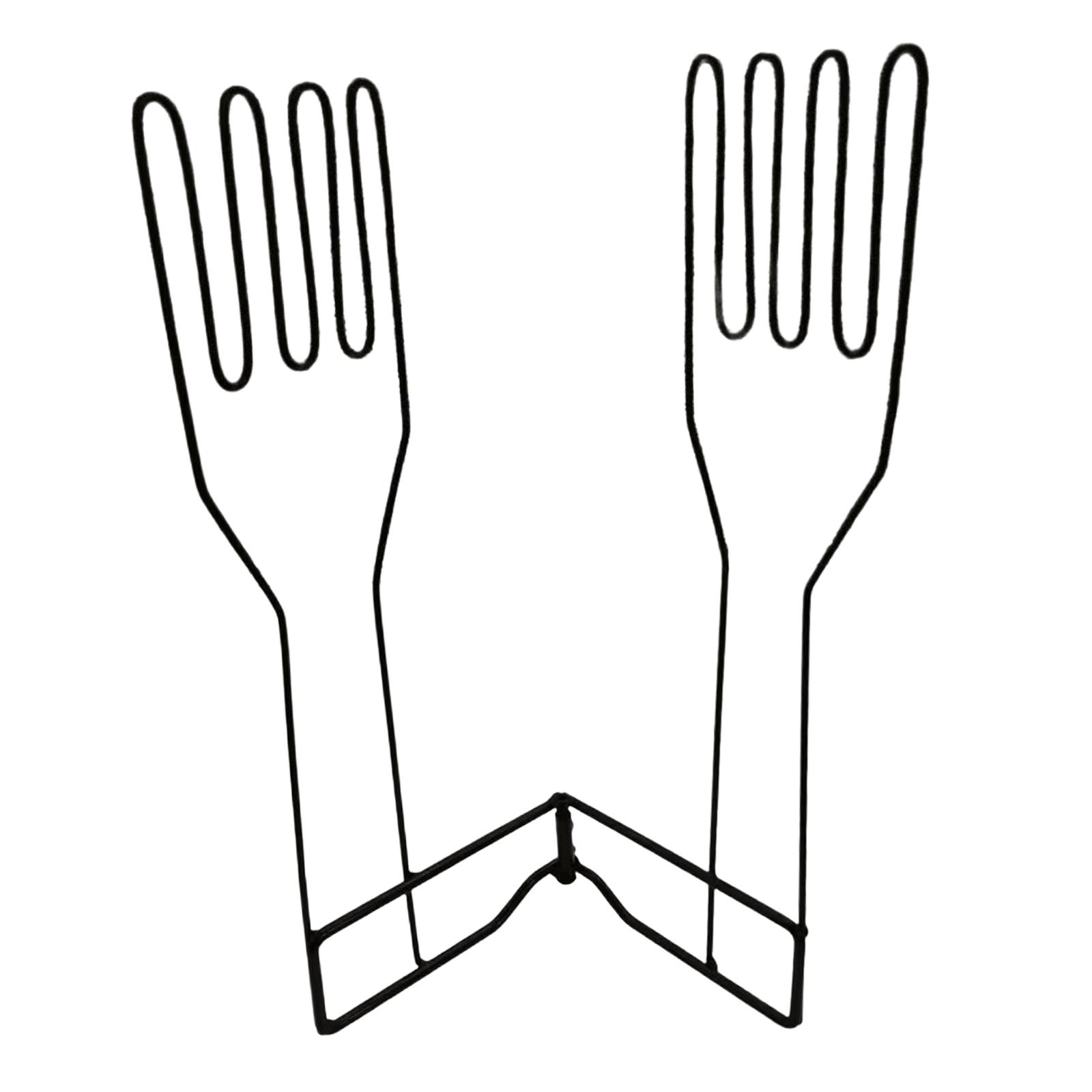 Bothyi - Soporte Para Guantes De Cocina Soporte Plegable De Metal Estante De Secado De Toallas Para Platos Vertical