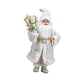 thumbnail image 1 of Figura de Papá Noel de pie, decoración de mesa navideña, decoración de mesa tradicional, muñeco de Papá Noel, adorno navideño para festival, Blanco, 1 of 5