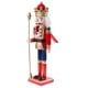 thumbnail image 1 of Figuras De Soldado De Cascanueces De Madera De 30cm Modelo Títere Muñeca Juguete Decoración Del Hogar Rojo, 1 of 2