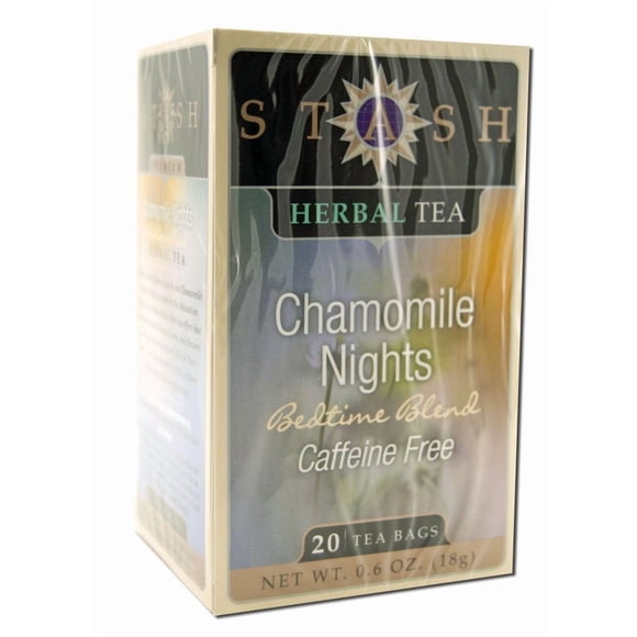 Té de hierbas Stash Chamomile Nights 20 bolsitas sin cafeína