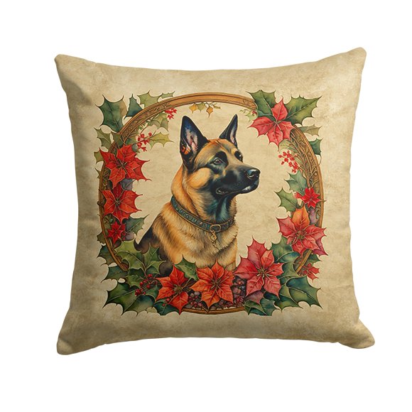 Cojín Belgian Malinois Christmas