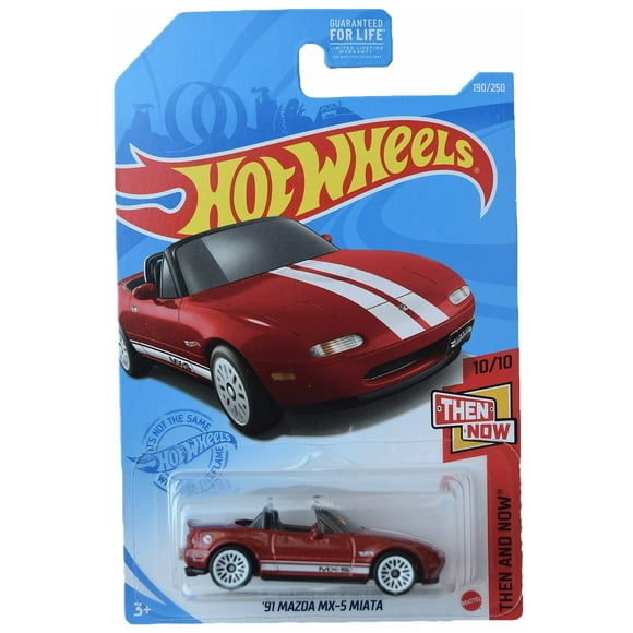 Auto fundido a presión Hot Wheels '91 Mazda MX-5 Miata Treasure Hunt