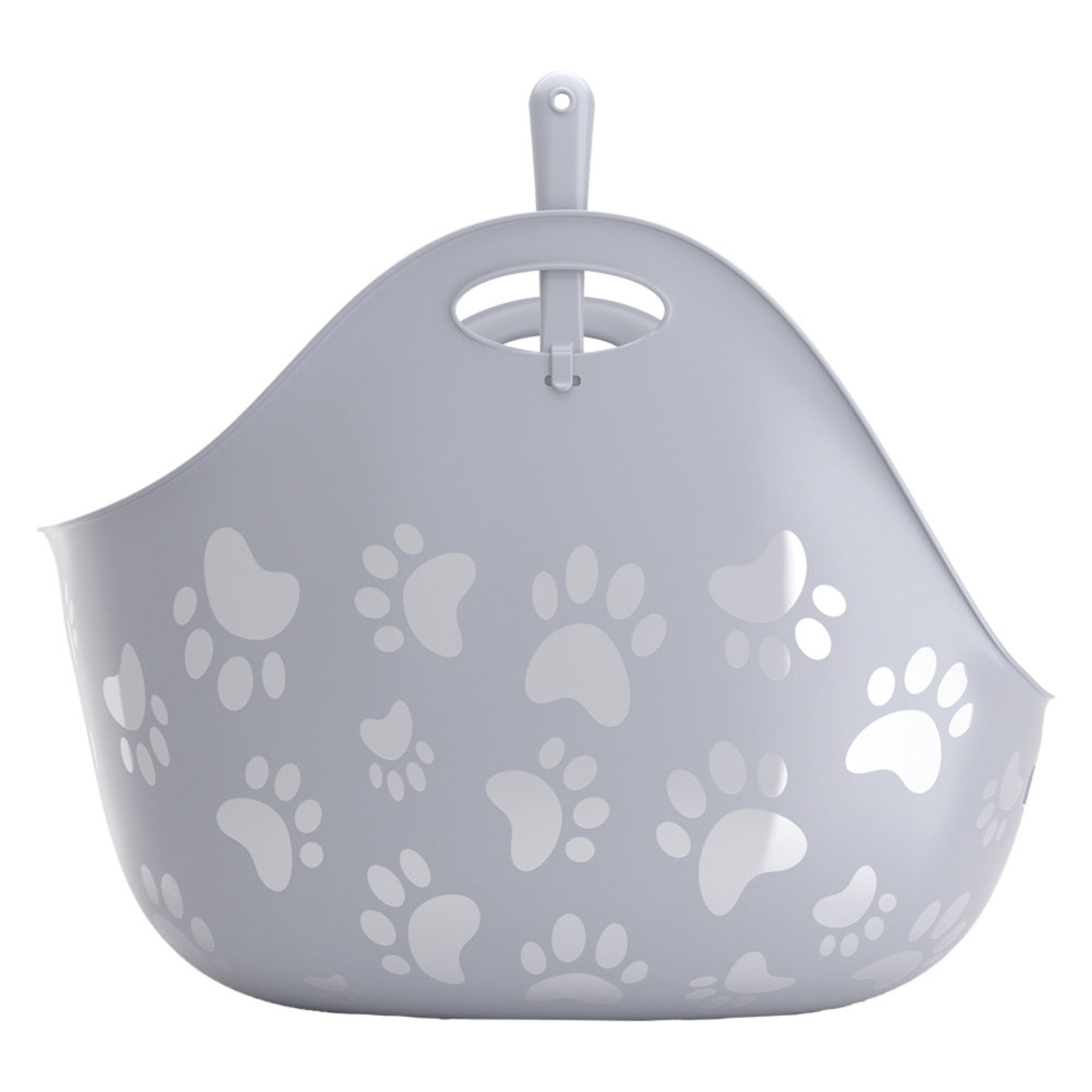 Gigwi - Bandeja Sanitaria De Arena Con Pala Gris Gigwy