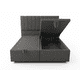 thumbnail image 1 of Cama Baul 2 Plazas con Respaldo Tubular Gris Oscuro LINO, 1 of 2