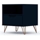 thumbnail image 1 of Buró Rockefeller de Manhattan Comfort con cajón, azul medianoche, 1 of 8