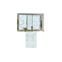 Genérico - Vinilo Para Vidrio Film Empavonado Autoadhesivo Flores